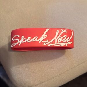 Red Taylor Swift 'Speak Now' Bracelet